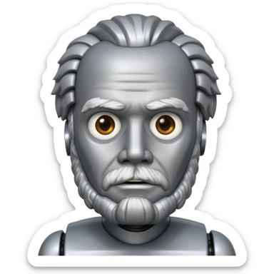 Robot karl marx sticker