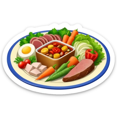 plate of food sticker