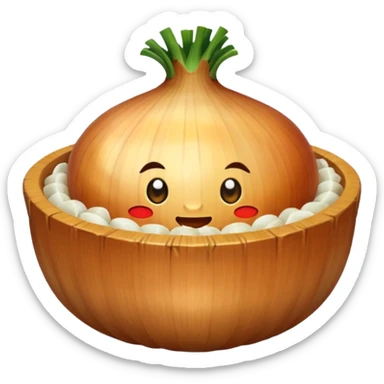 onion dish sticker