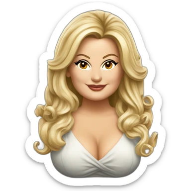 Jennifer coolidge white lotus sticker