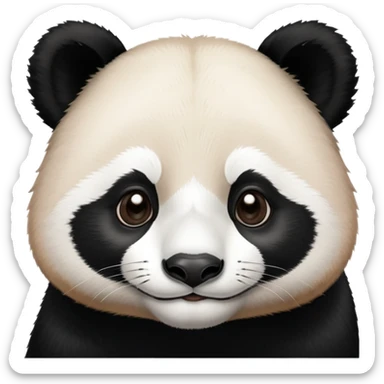 Un panda enamorado sticker