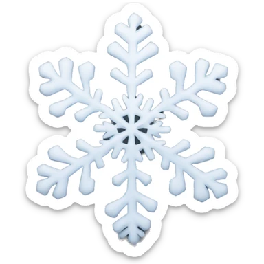 snow flakes sticker