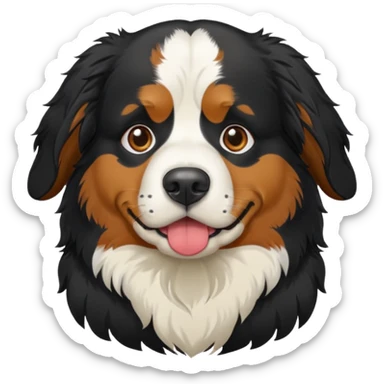 Sick looking,Bernese mountain dog sticker