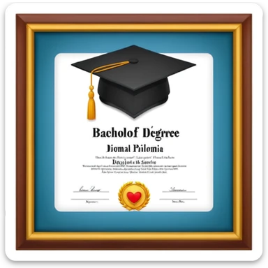 bachelor degree sticker