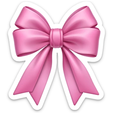 Pink tulips with a bow sticker