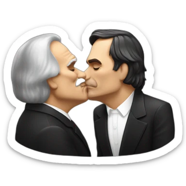 bolsonaro-kissing-karl-marx sticker