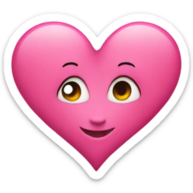 heart pink sticker