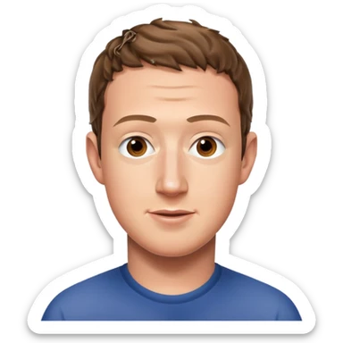 mark zuckerberg sticker