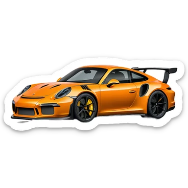 porsche 911 gt3 rs 2024 sticker