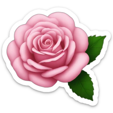 Rose Black pink sticker