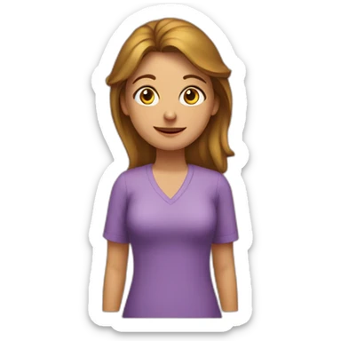 Marido mujer 3 niños sticker