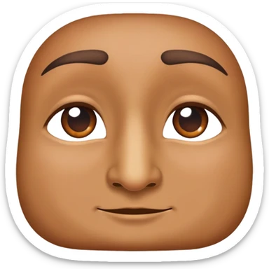 nose with brown on the tip sticker