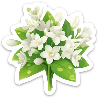 jasmine bouquet sticker