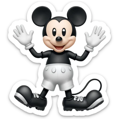 steamboat willie mickey sticker