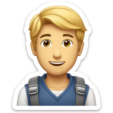 Garçon amoureux  sticker