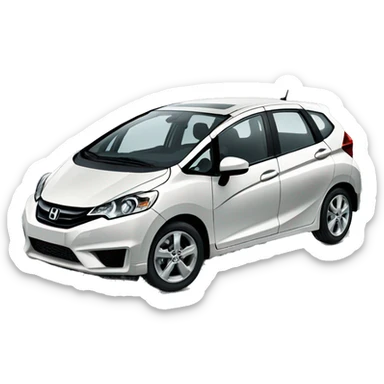 2013 black honda jazz sticker