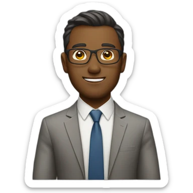finance guy sticker