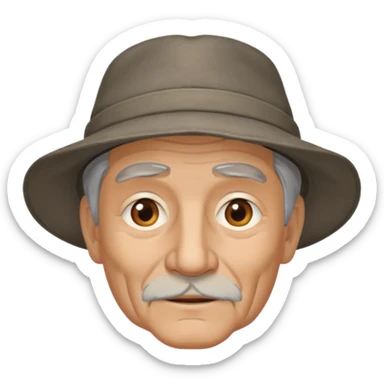 abuelo de pueblo cerrado sticker