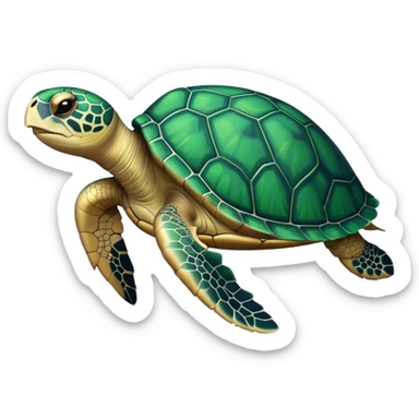 sea turtle sticker
