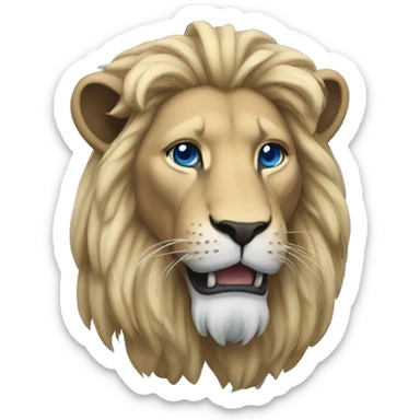 Blue lions sticker