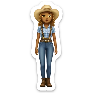 Country girl sticker