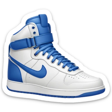 White high top nikes  sticker