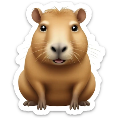 Capybara sticker