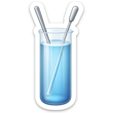 glass stirrer sticker