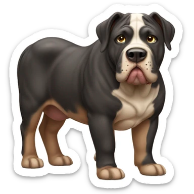 bull mastif  sticker