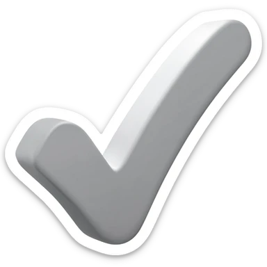 Grey Youtube verified checkmark sticker