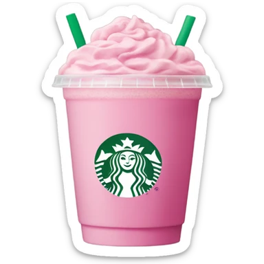 starbucks pink drink sticker