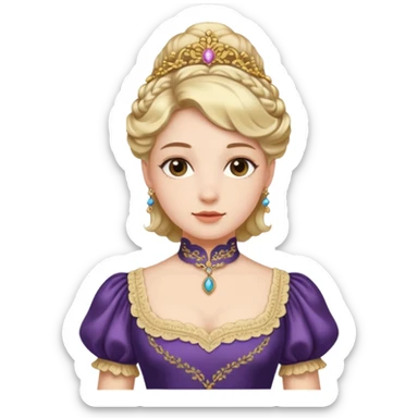 bridgerton aesthetic fan sticker