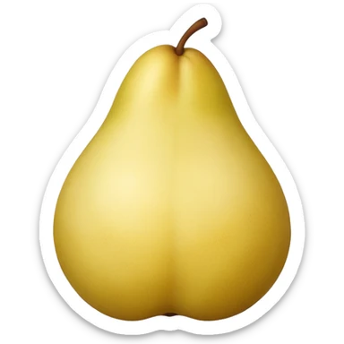 La forma del caciocavallo è tipicamente a pera o sacchetto con una strozzatura e una "testina" sticker