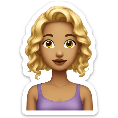 a beatifull girl sticker