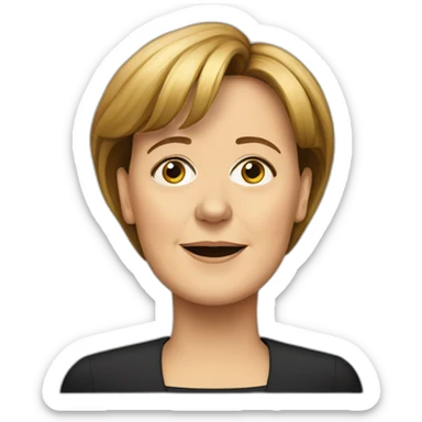 angela merkel sticker