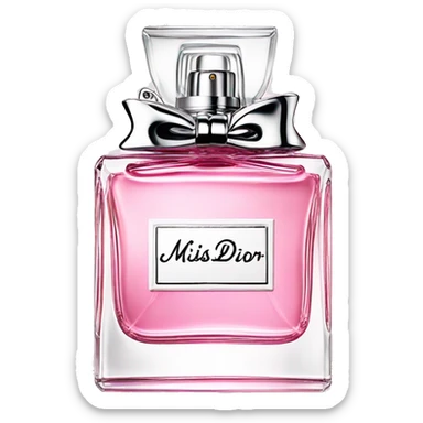 Miss Dior pink perfume sticker