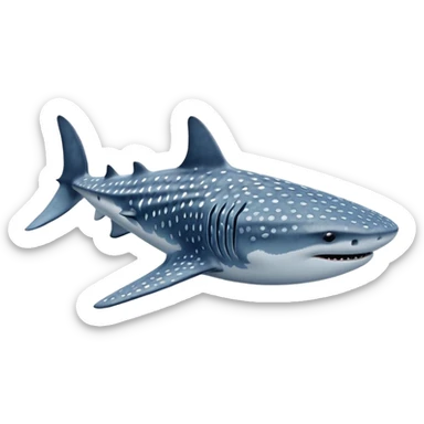 Whale shark sticker