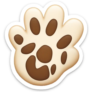 Paw sticker