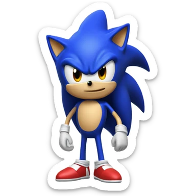 shin sonic sticker