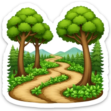 nature trail sticker