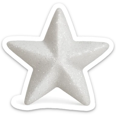 white sparkly object, remove background  sticker