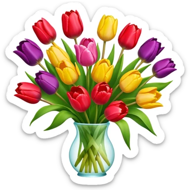 Tulips sticker