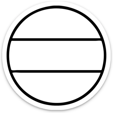 Russia flag in a circular shape, outlined icon style sticker