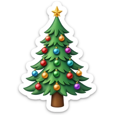 cristmas tree sticker
