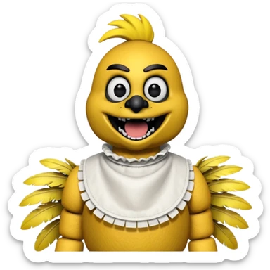 Chica from Five Nights At Freddy's Movie sticker