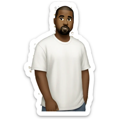 one kanye west sticker