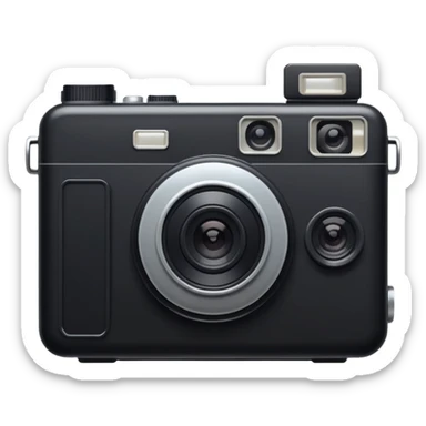 Camera usa e getta sticker