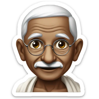 Mahatma Gandhi  sticker