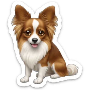 Papillon qui a des pied sticker