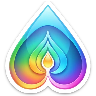 i want somehting with aura that represents developers logo not person sticker